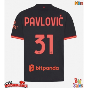 AC Milan Strahinja Pavlovic #31 Replica Third Stadium Shirt 2026-27 Short Sleeve